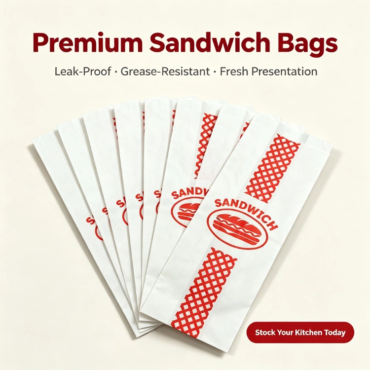 Beg Kertas Sandwic Bercetak Premium Tersuai